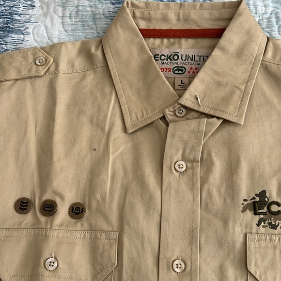Rare Ecko Unltd Safari Shirt — New! - Picture 1 of 5